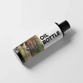 Bottle Black Glass Hair Oil 05
